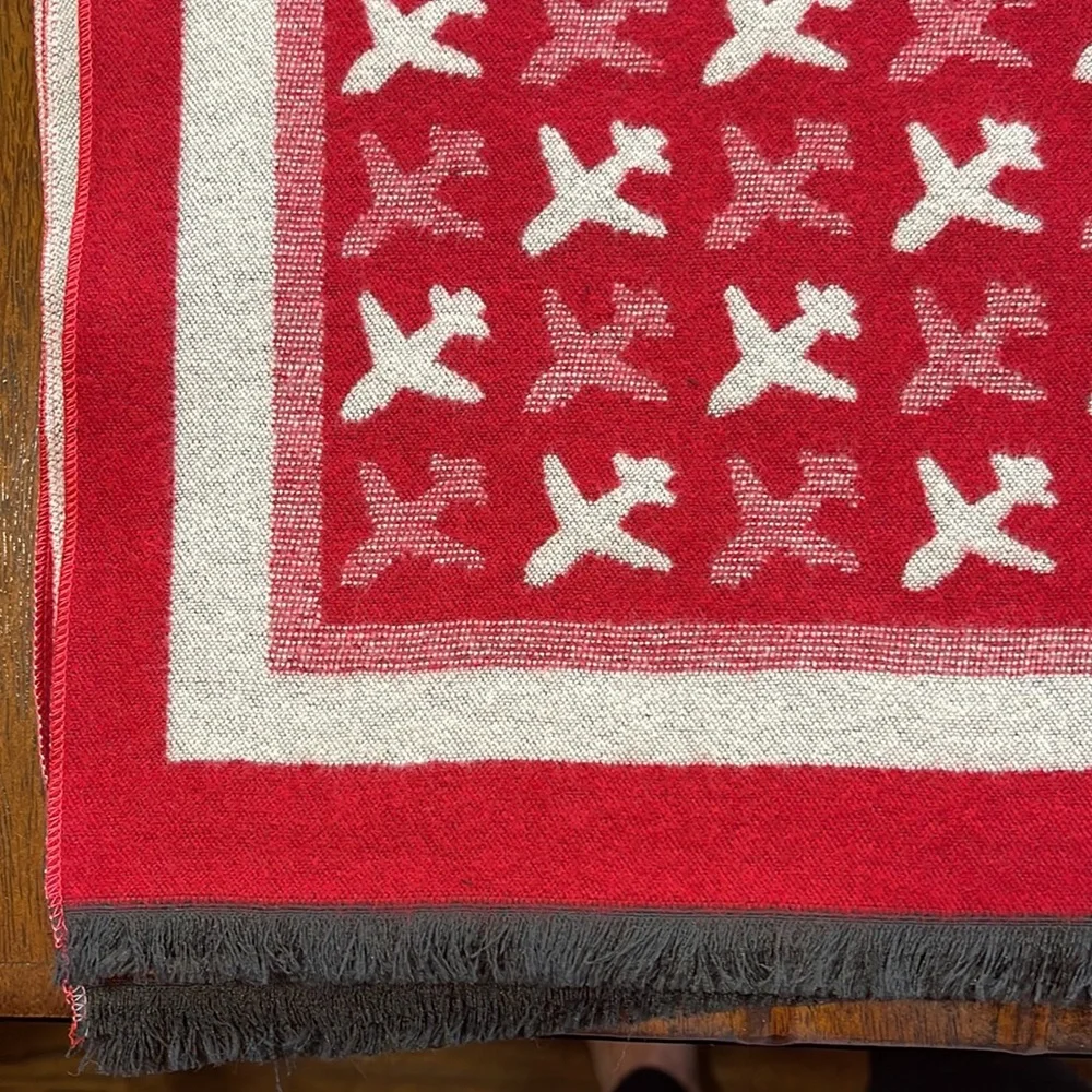 Oversized airplane scarf/wrap nwot - Picture 4 of 7